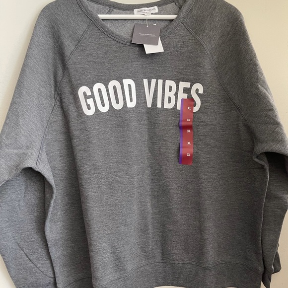 Grayson Threads “Good Vibes” Sweatshirt NWT - Picture 4 of 7